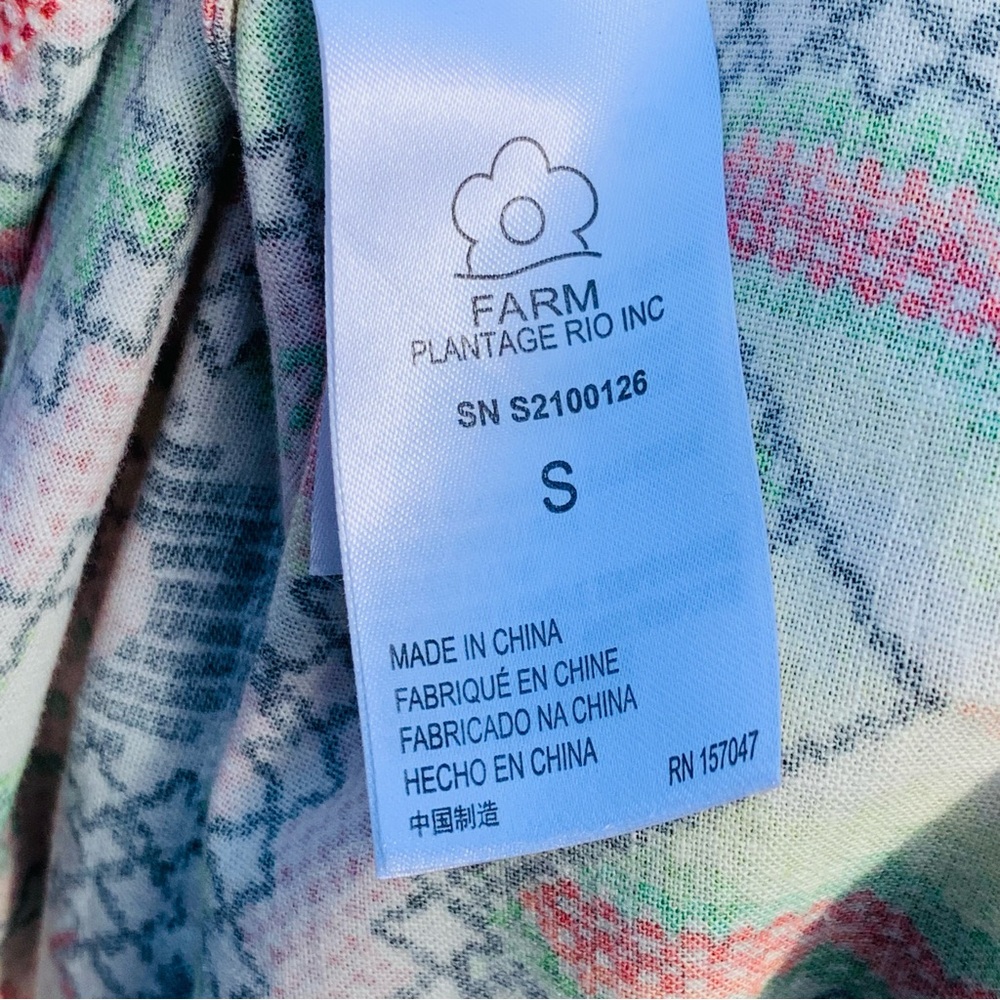 Farm Rio Colorful Geometric Patterned Dress - Picture 11 of 15